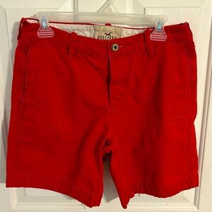 Hollister Red Shorts